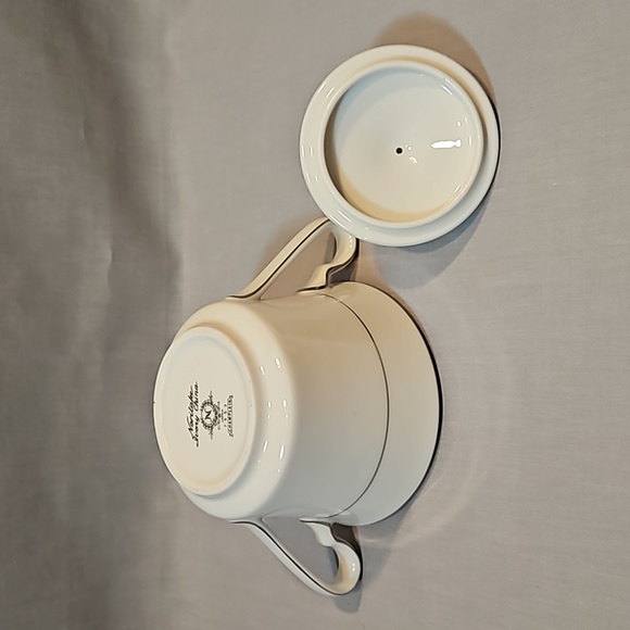 Noritake Champlain 7553 Creamer & Sugar w/Lid, Ivory China new - Picture 6 of 15